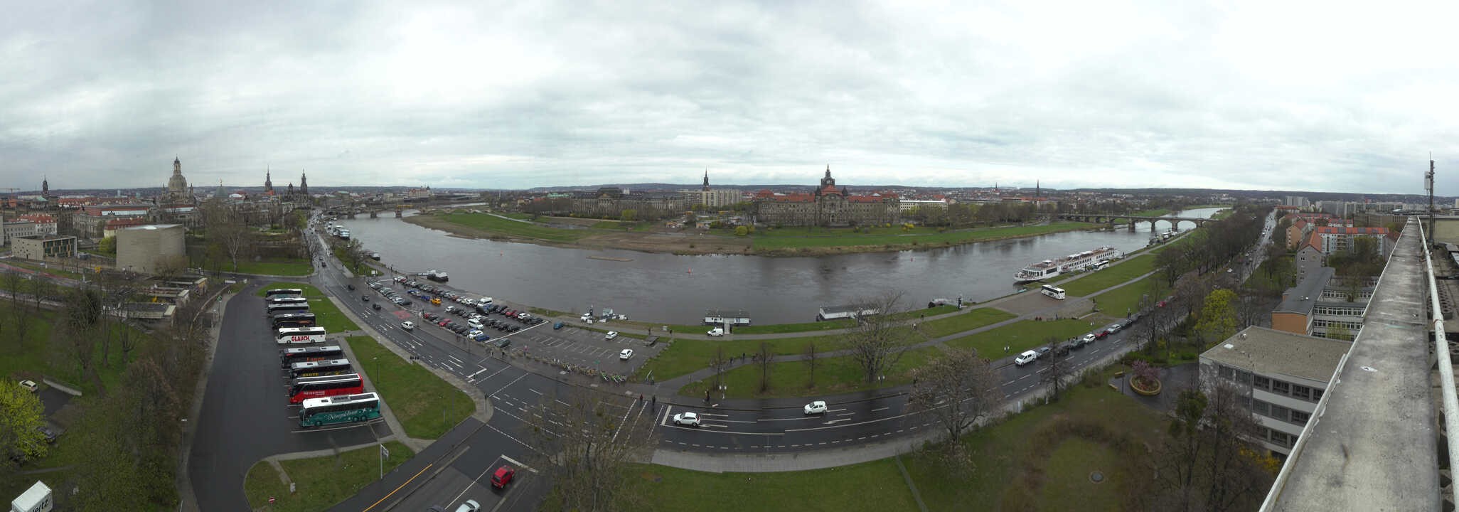 Archiv Foto Webcam Dresden - Elbpanorama