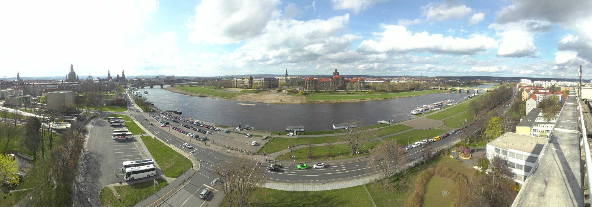 Archiv Foto Webcam Dresden - Elbpanorama