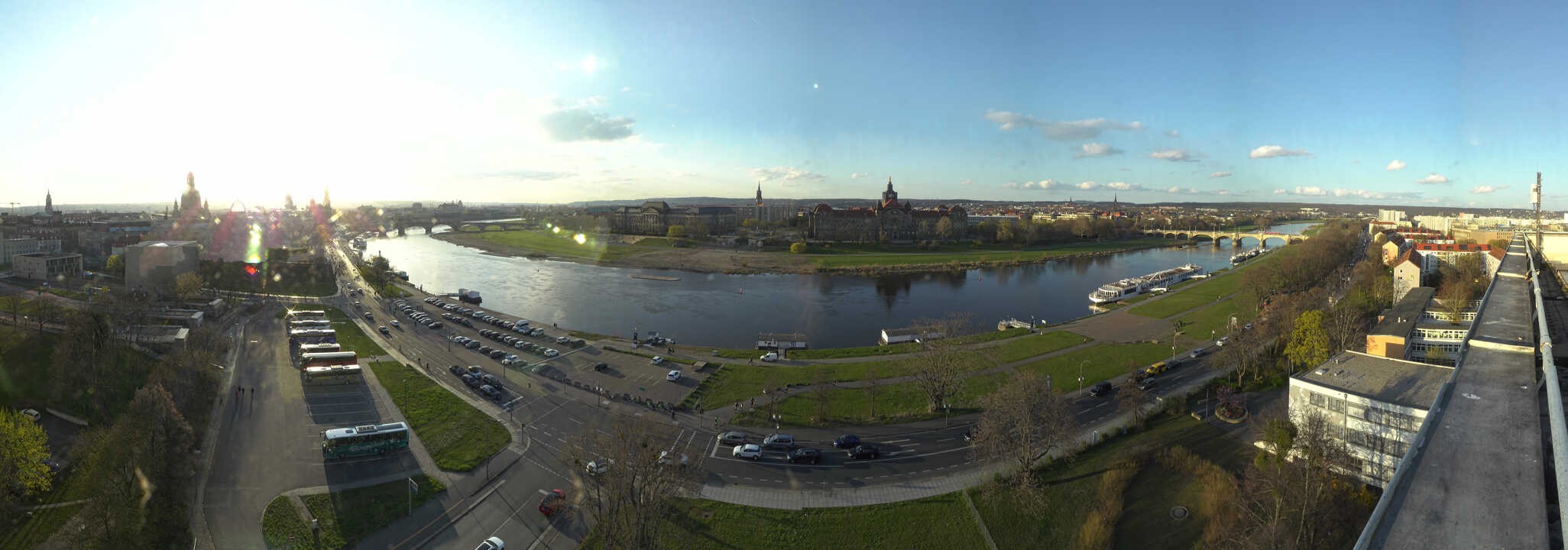 Archiv Foto Webcam Dresden - Elbpanorama