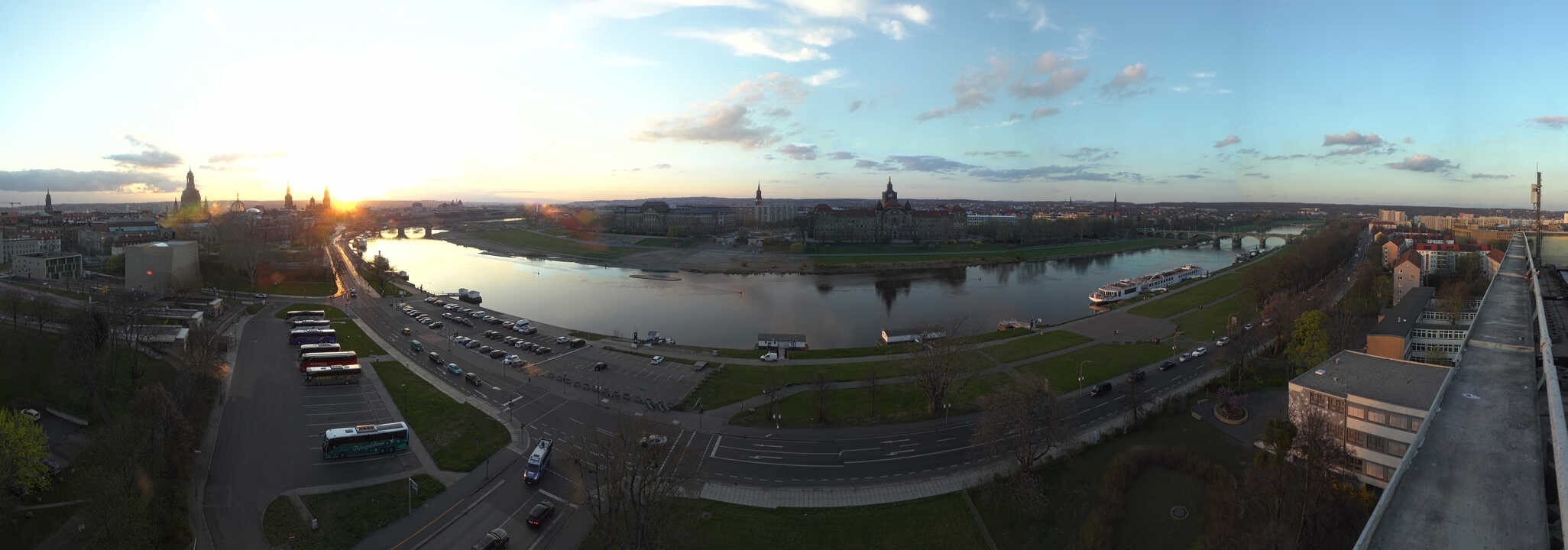 Archiv Foto Webcam Dresden - Elbpanorama