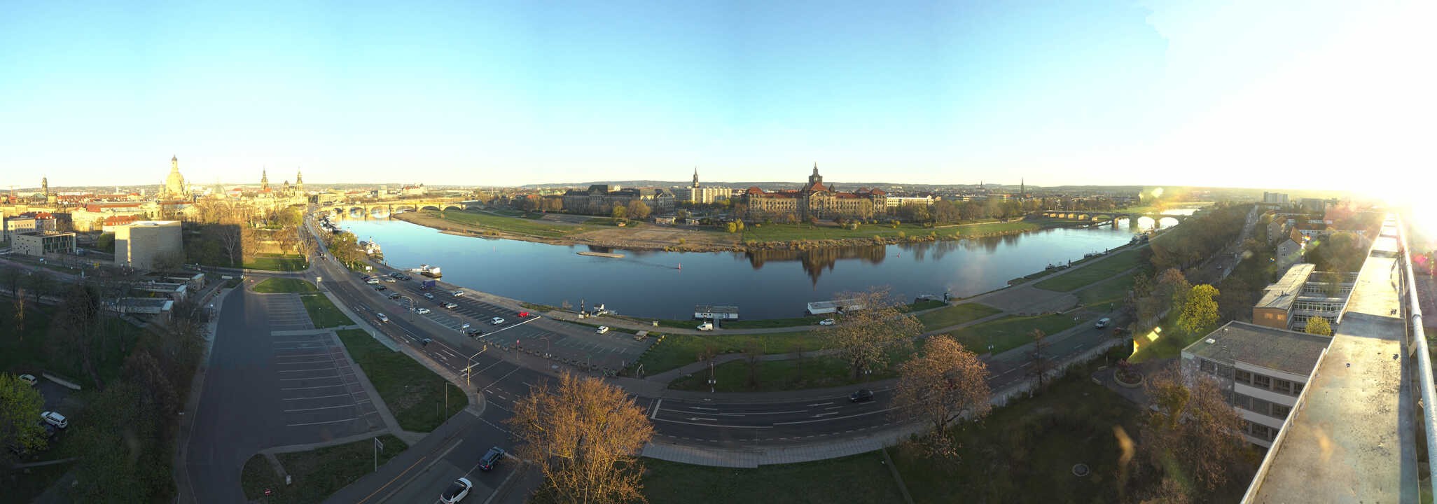 Archiv Foto Webcam Dresden - Elbpanorama
