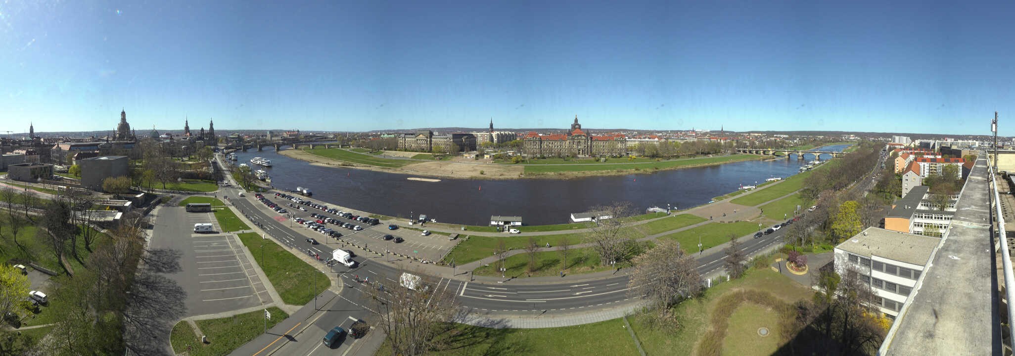 Archived image Webcam Dresden - Panoramic view of the city
