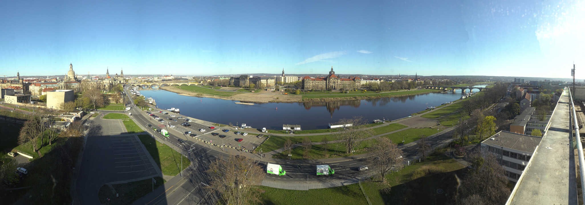 Archived image Webcam Dresden - Panoramic view of the city