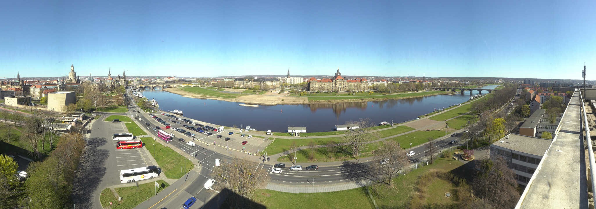 Archived image Webcam Dresden - Panoramic view of the city