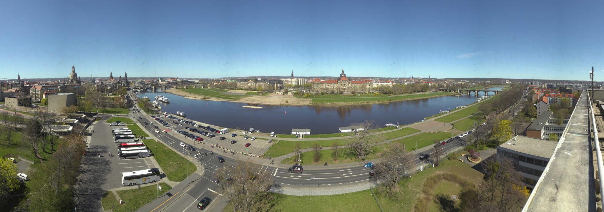 Archived image Webcam Dresden - Panoramic view of the city