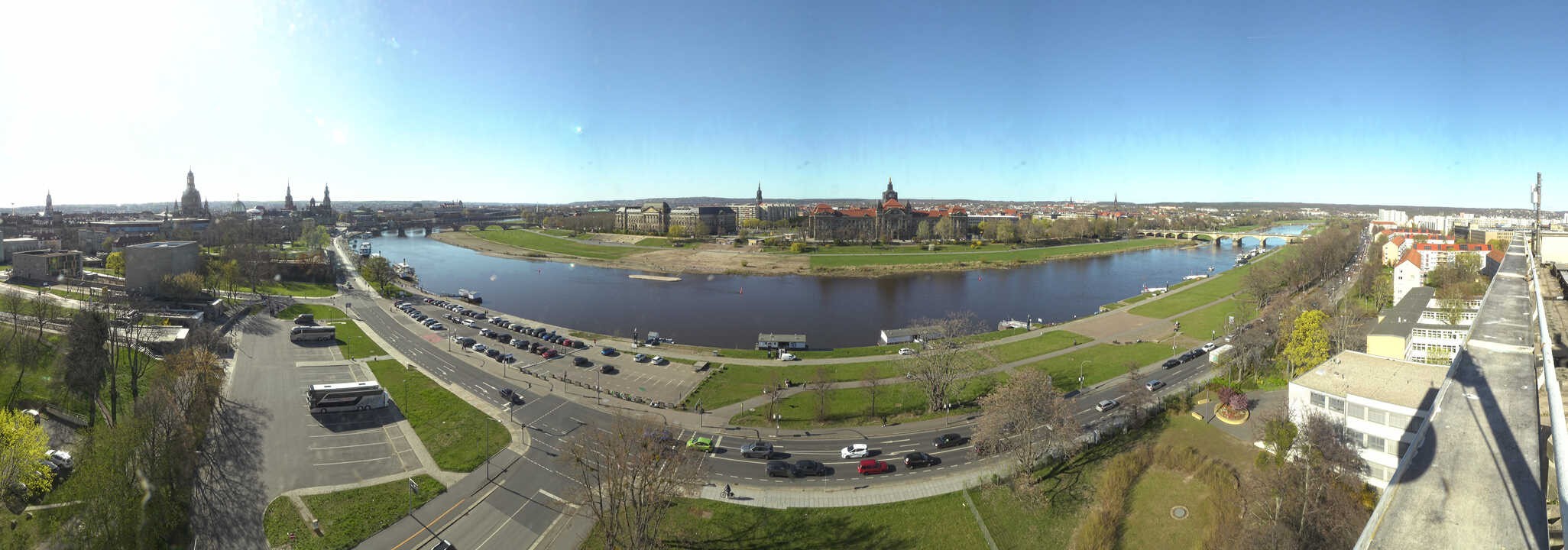 Archived image Webcam Dresden - Panoramic view of the city