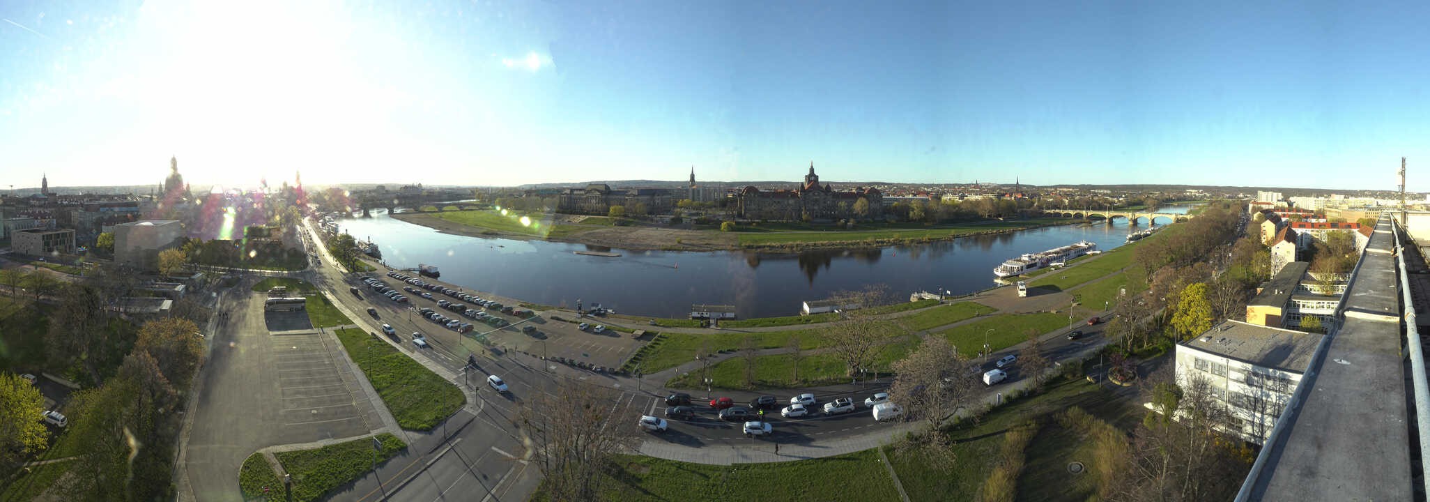 Archived image Webcam Dresden - Panoramic view of the city