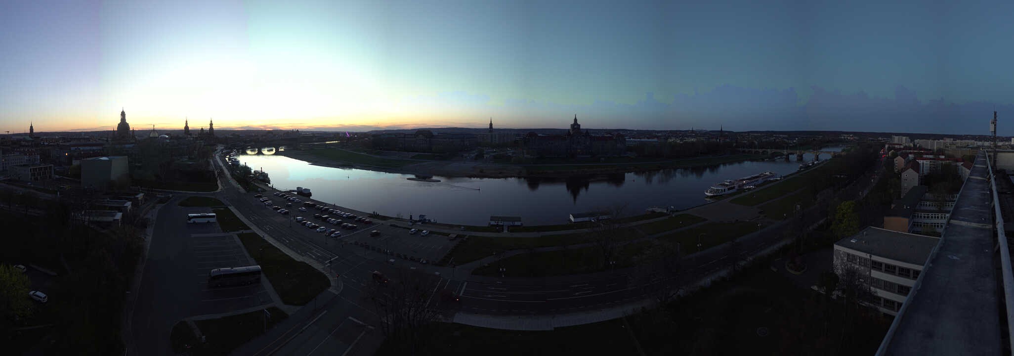 Archived image Webcam Dresden - Panoramic view of the city