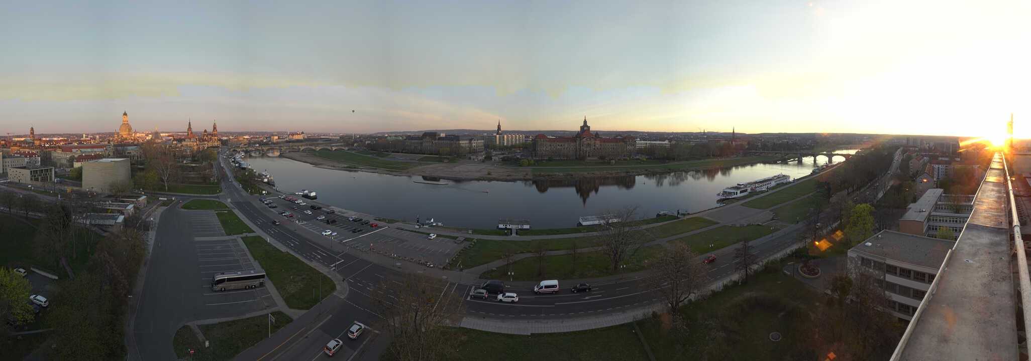 Archived image Webcam Dresden - Panoramic view of the city