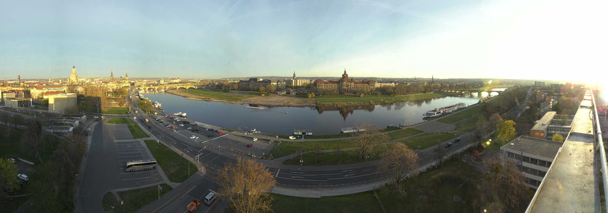 Archived image Webcam Dresden - Panoramic view of the city