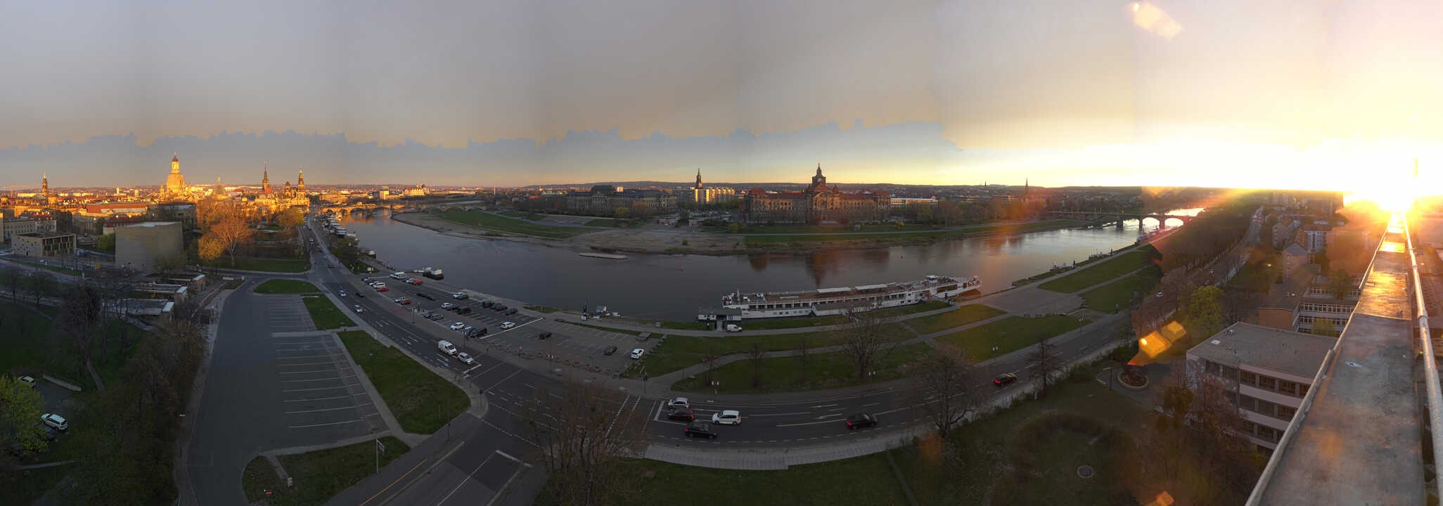Archiv Foto Webcam Dresden - Elbpanorama
