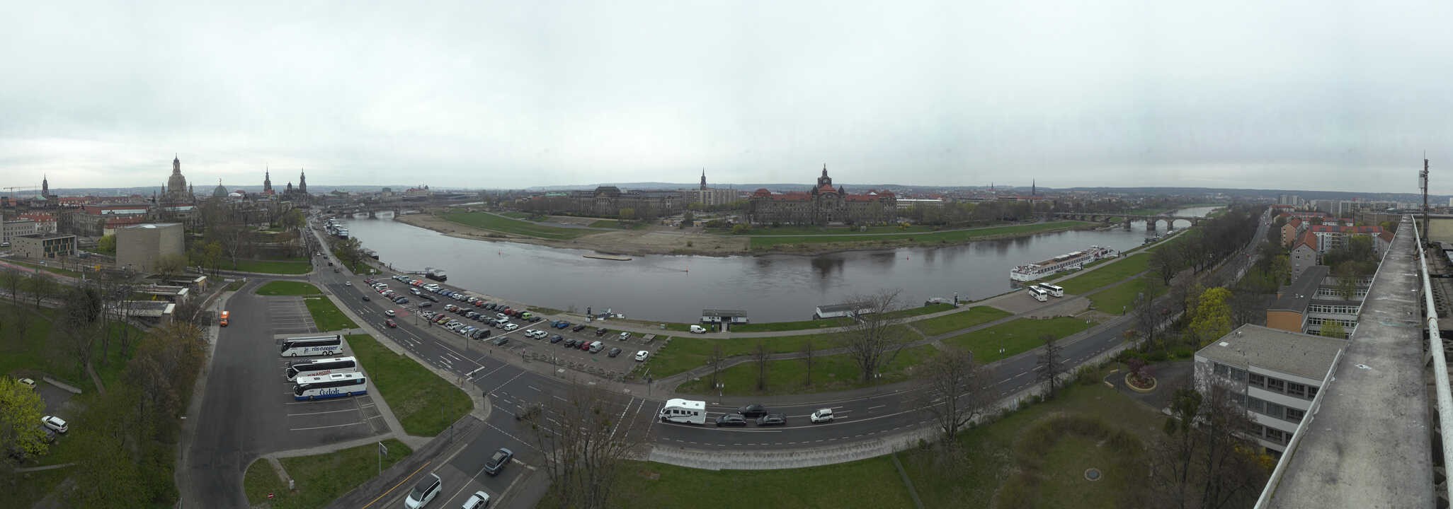 Archiv Foto Webcam Dresden - Elbpanorama