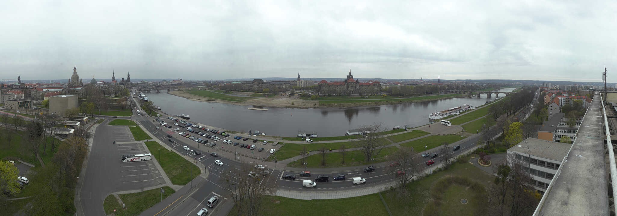 Archiv Foto Webcam Dresden - Elbpanorama
