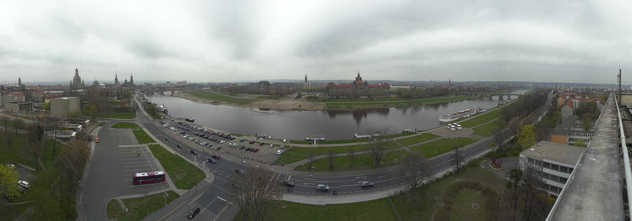 Archiv Foto Webcam Dresden - Elbpanorama