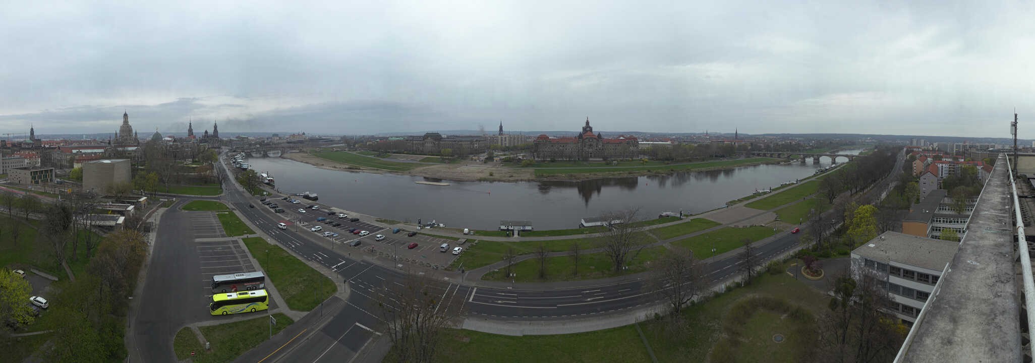 Archived image Webcam Dresden - Panoramic view of the city