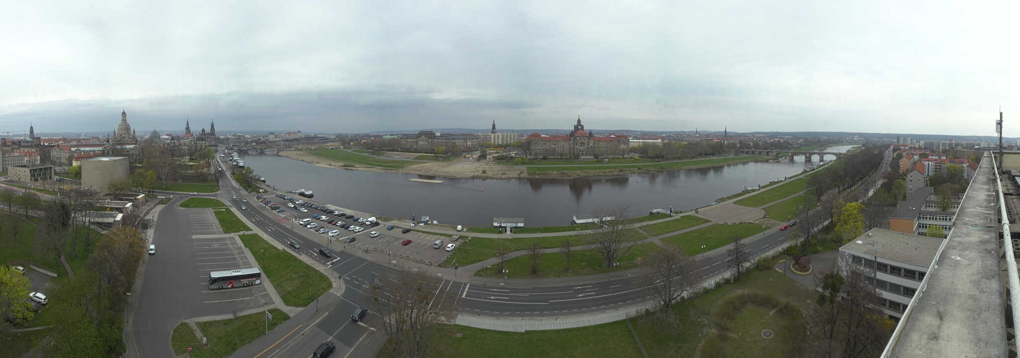 Archived image Webcam Dresden - Panoramic view of the city