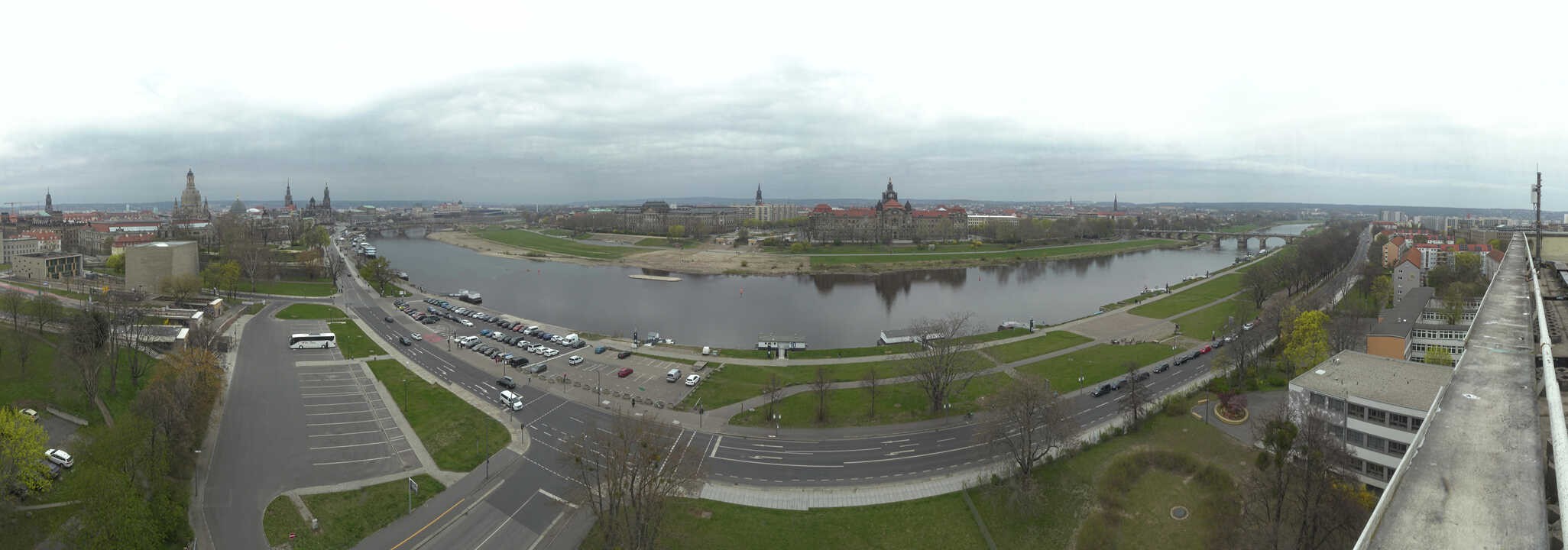 Archived image Webcam Dresden - Panoramic view of the city