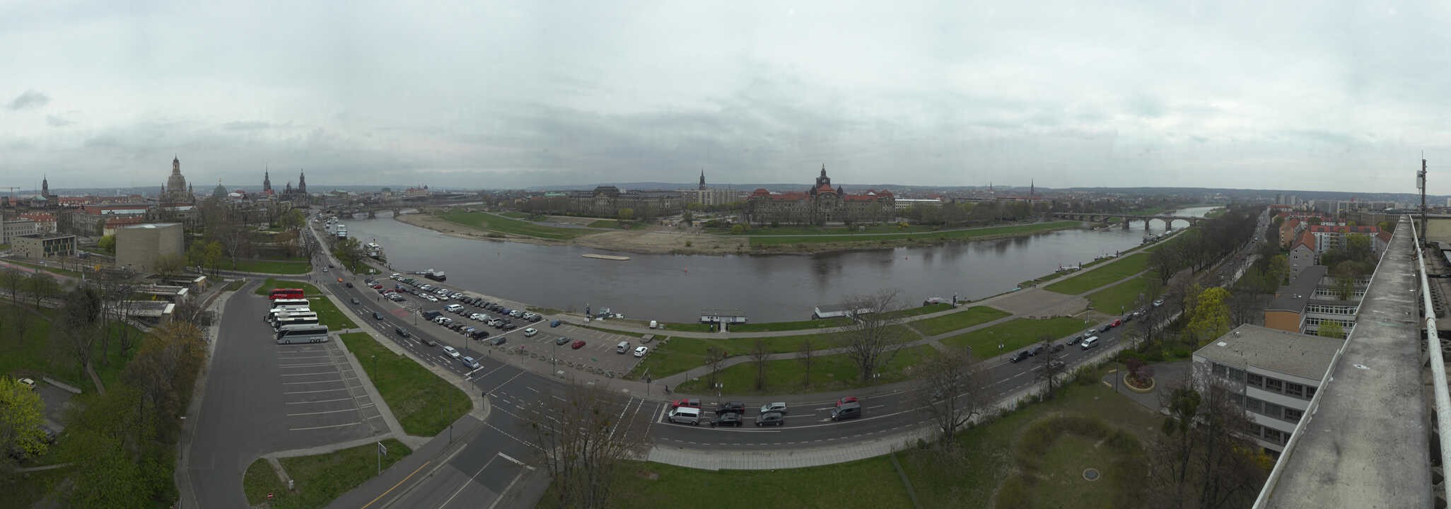 Archived image Webcam Dresden - Panoramic view of the city