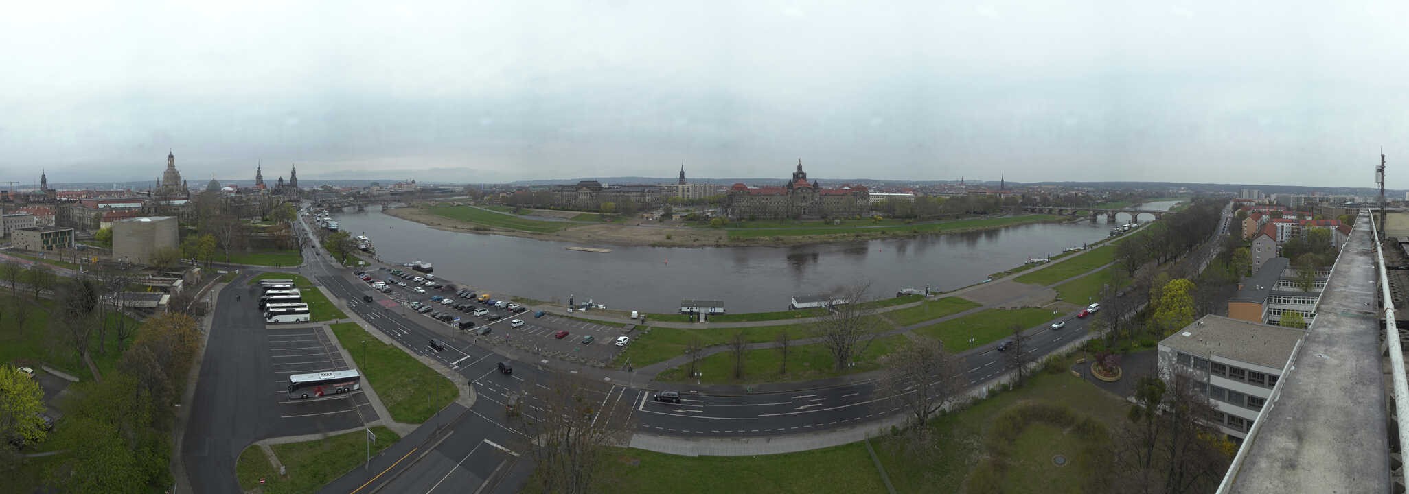 Archived image Webcam Dresden - Panoramic view of the city