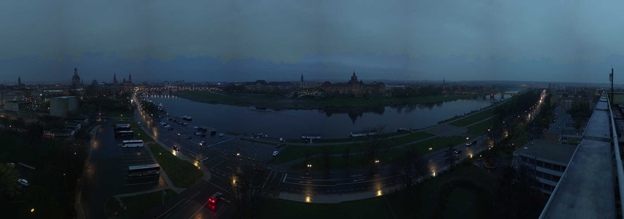 Archived image Webcam Dresden - Panoramic view of the city