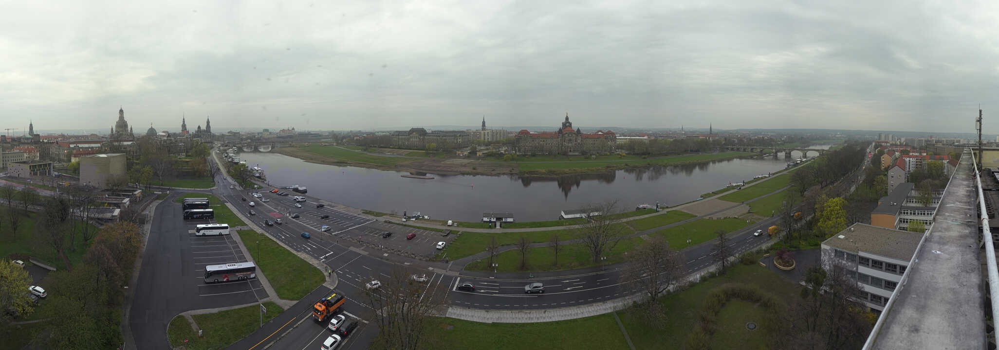 Archiv Foto Webcam Dresden - Elbpanorama