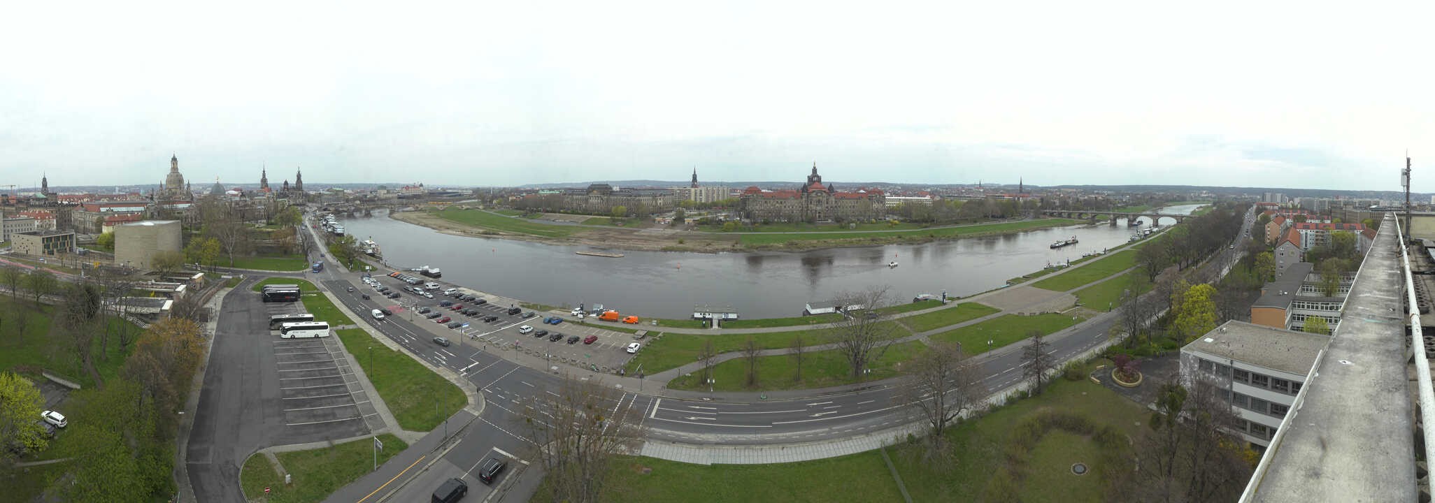 Archiv Foto Webcam Dresden - Elbpanorama
