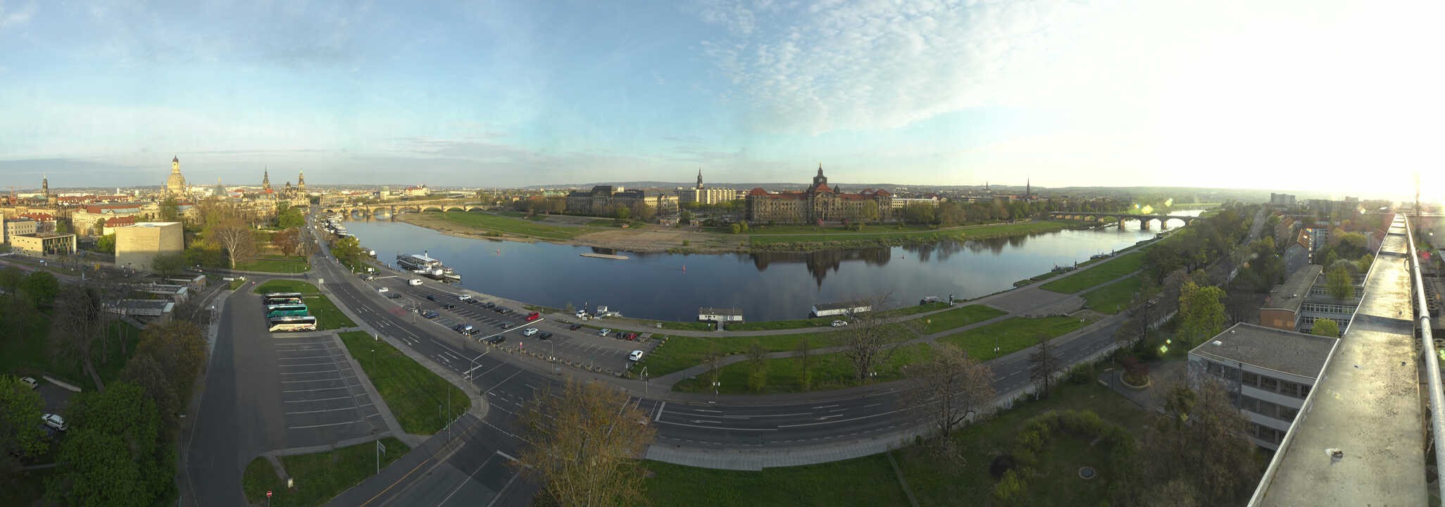 Archiv Foto Webcam Dresden - Elbpanorama