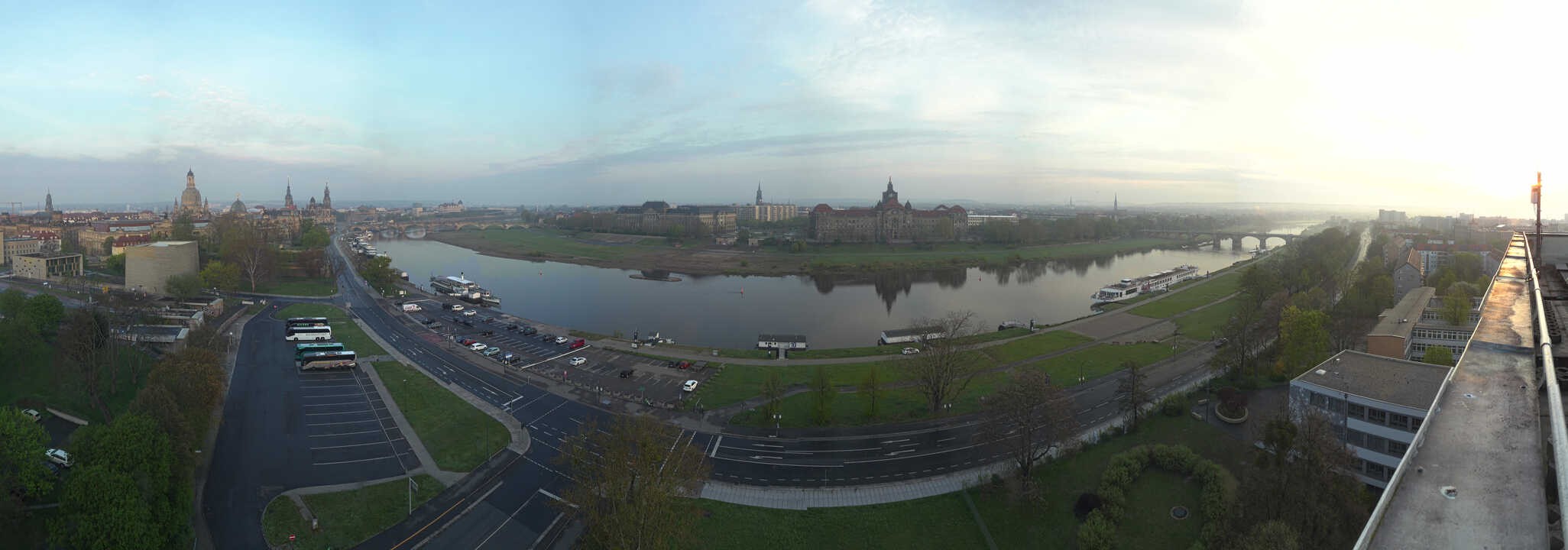 Archiv Foto Webcam Dresden - Elbpanorama