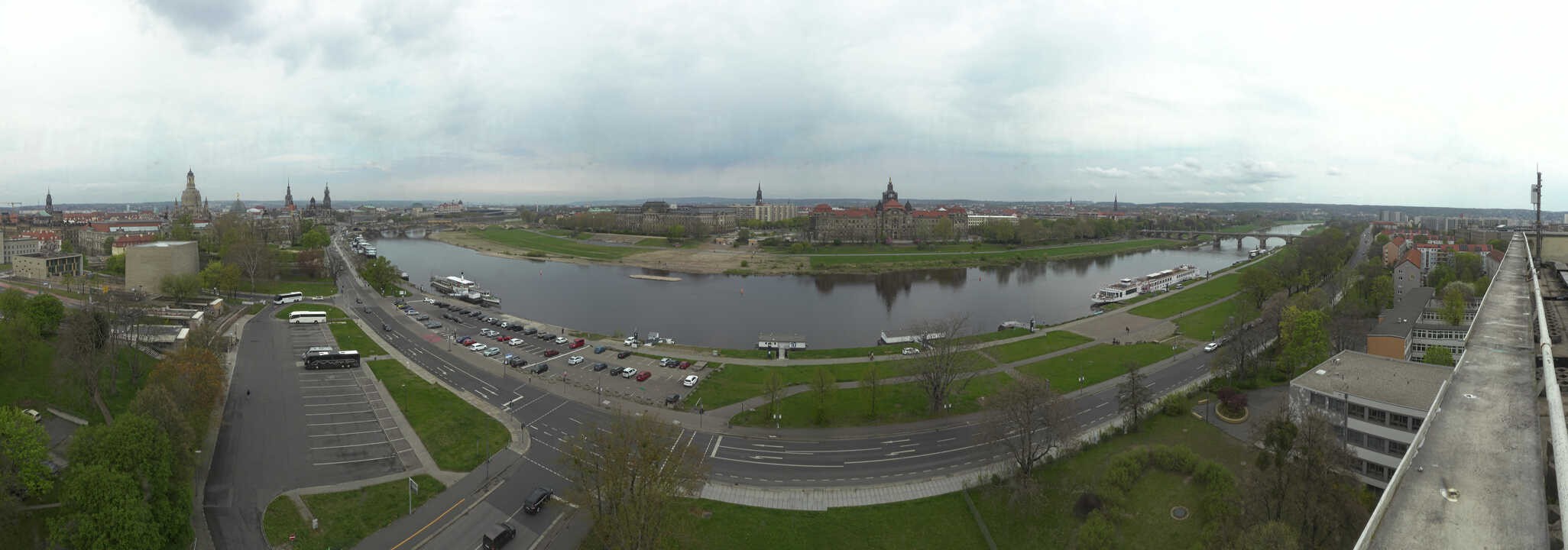 Archiv Foto Webcam Dresden - Elbpanorama