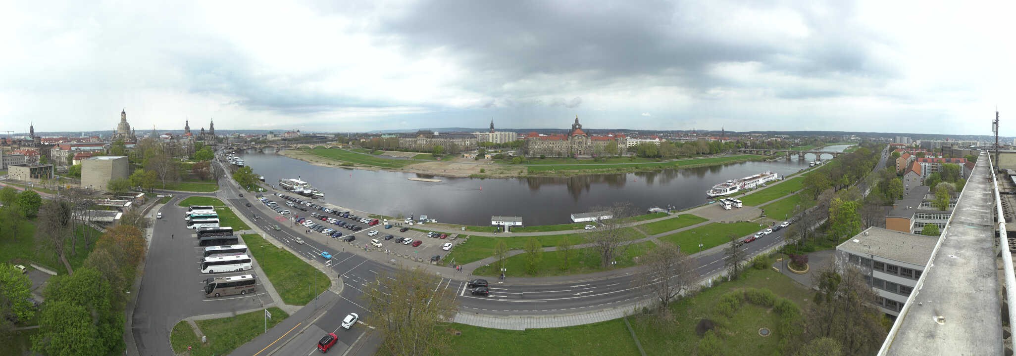 Archiv Foto Webcam Dresden - Elbpanorama