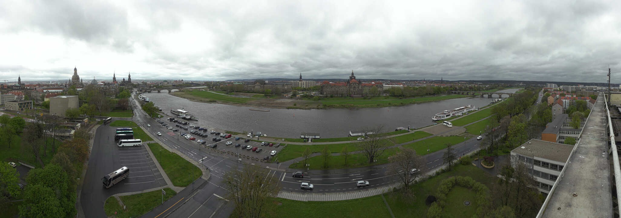 Archiv Foto Webcam Dresden - Elbpanorama