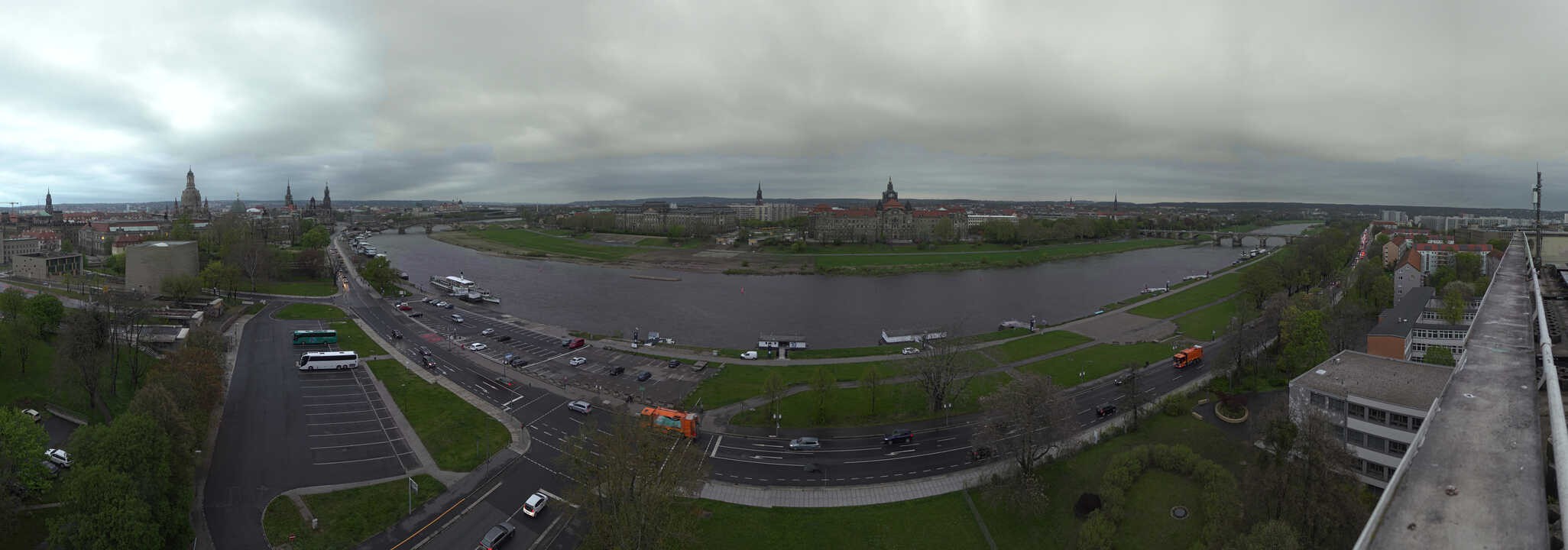 Archiv Foto Webcam Dresden - Elbpanorama