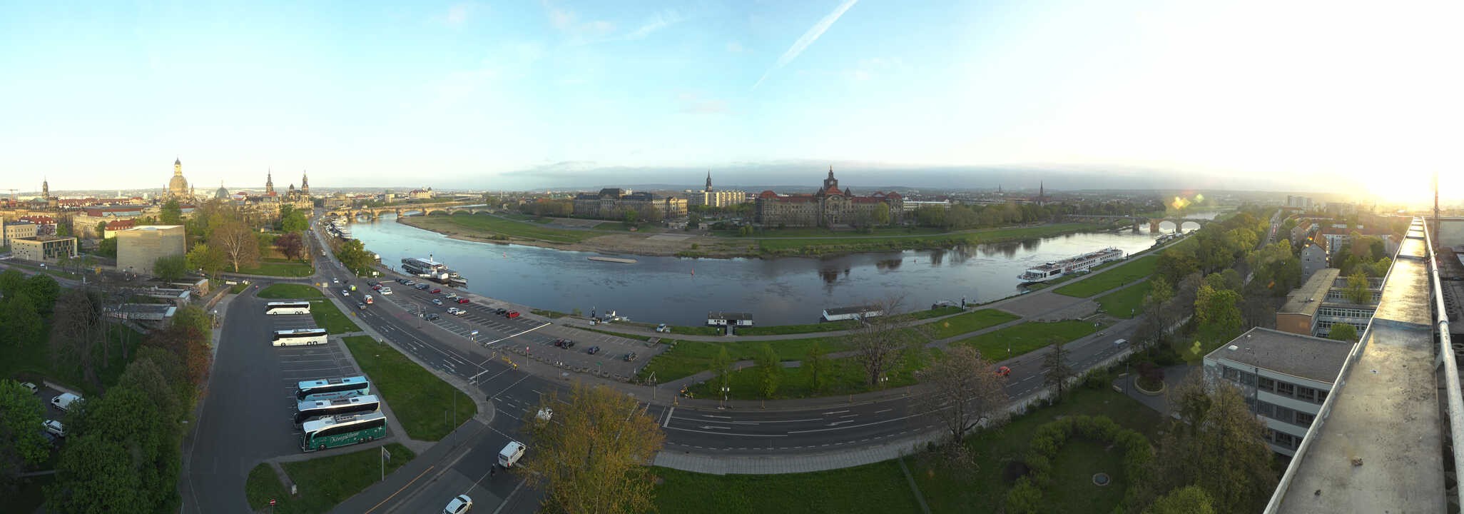 Archiv Foto Webcam Dresden - Elbpanorama