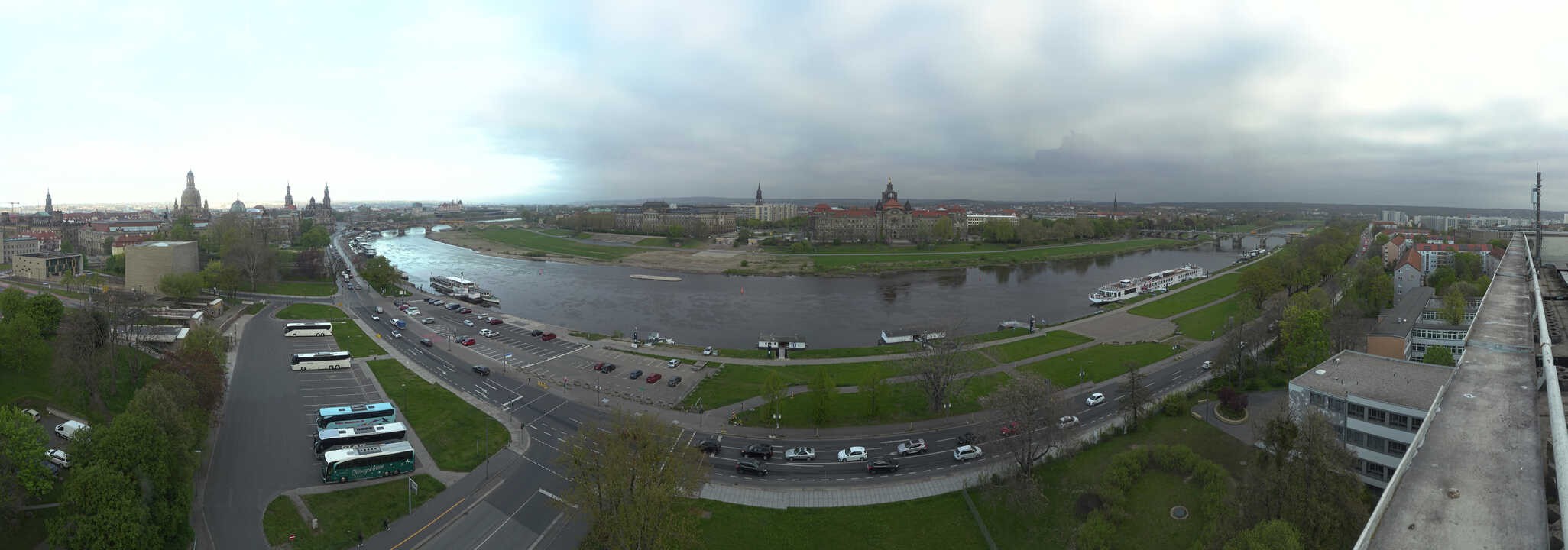 Archived image Webcam Dresden - Panoramic view of the city