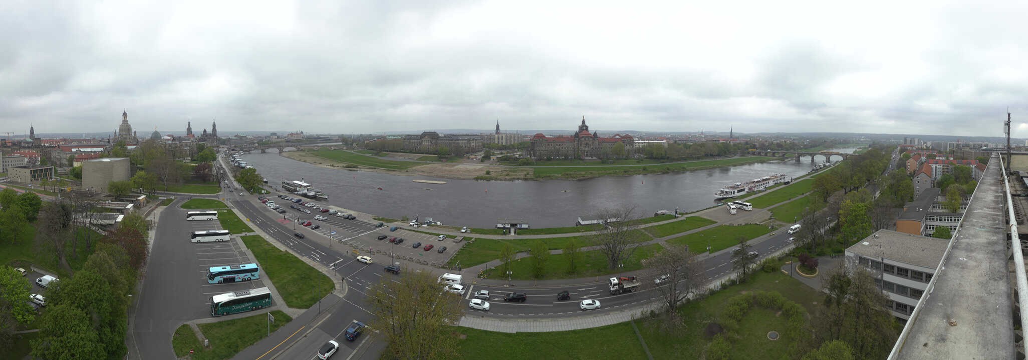 Archived image Webcam Dresden - Panoramic view of the city