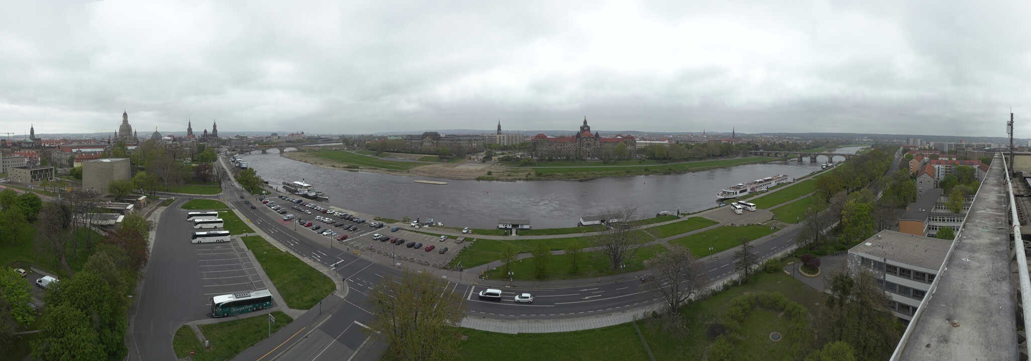 Archived image Webcam Dresden - Panoramic view of the city