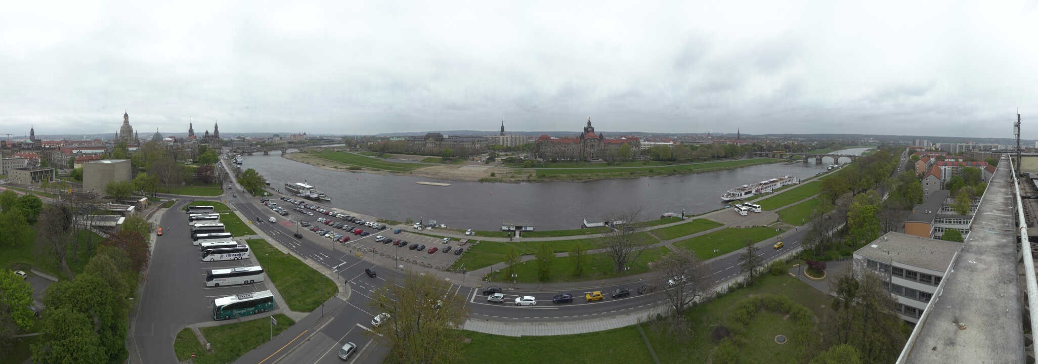 Archived image Webcam Dresden - Panoramic view of the city