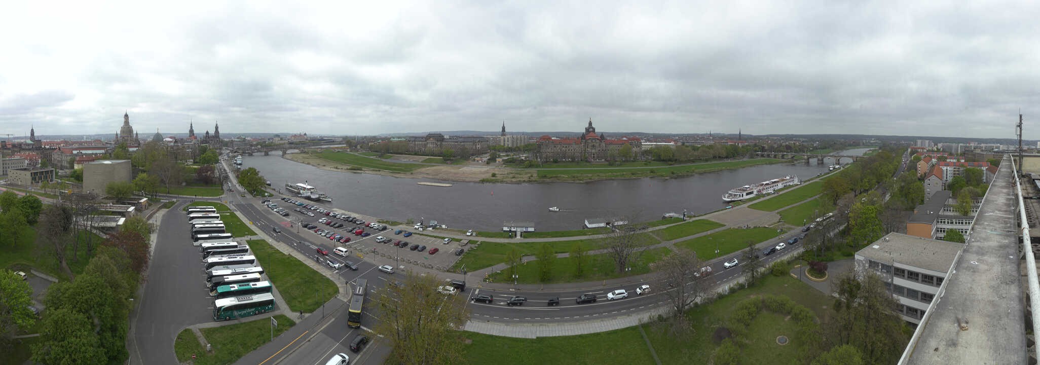 Archived image Webcam Dresden - Panoramic view of the city