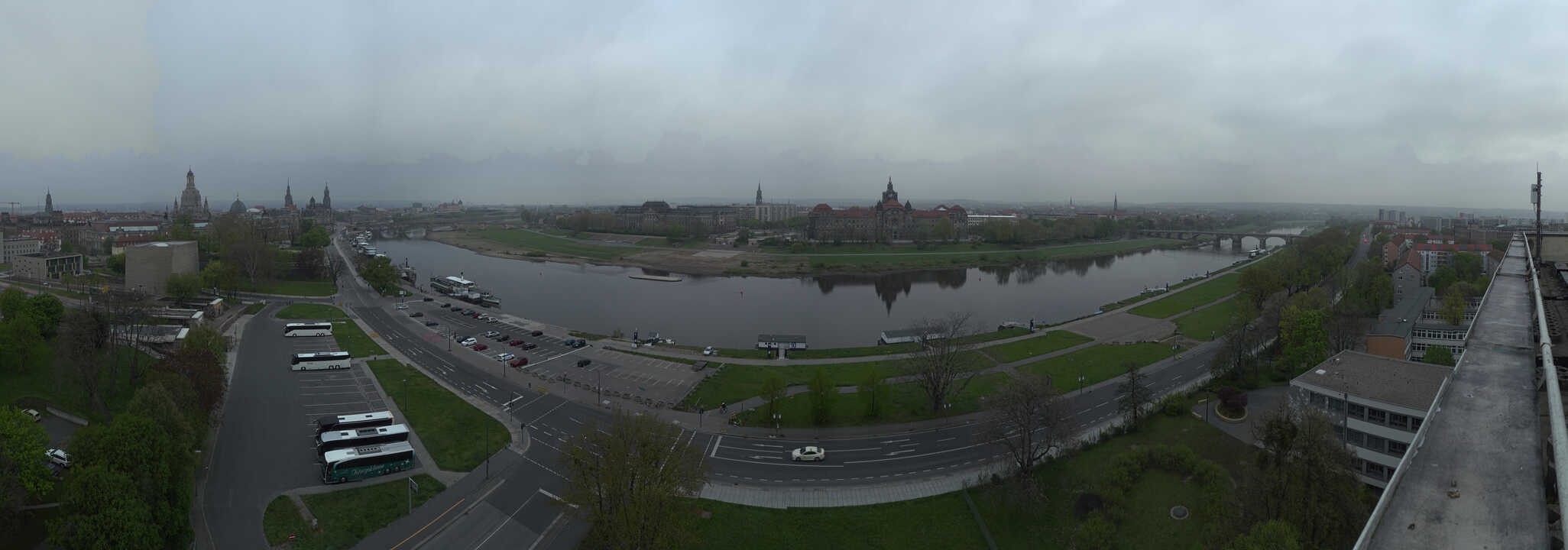 Archived image Webcam Dresden - Panoramic view of the city