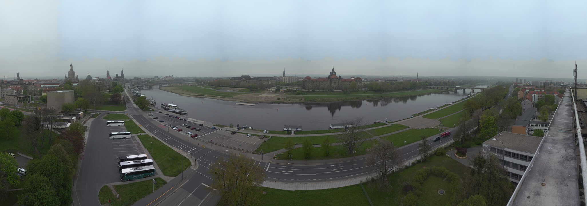 Archived image Webcam Dresden - Panoramic view of the city