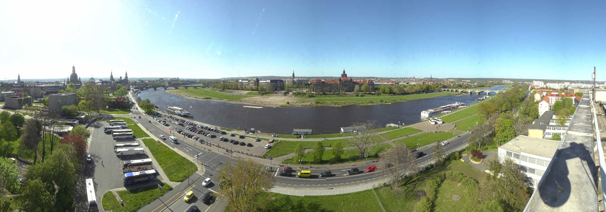 Archived image Webcam Dresden - Panoramic view of the city