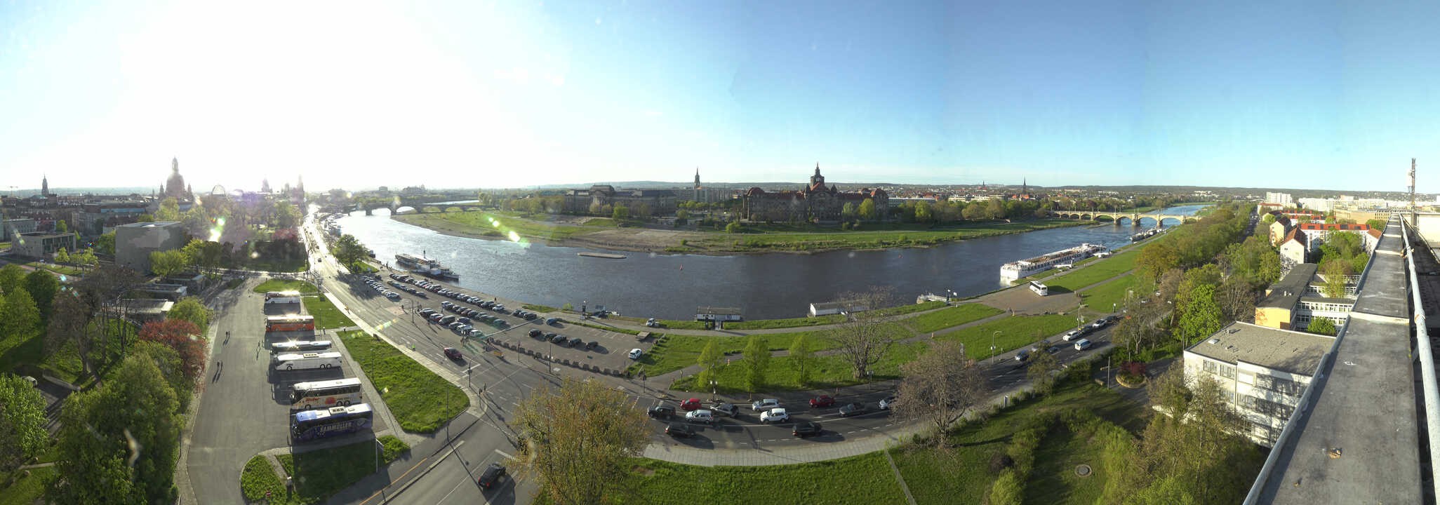 Archived image Webcam Dresden - Panoramic view of the city