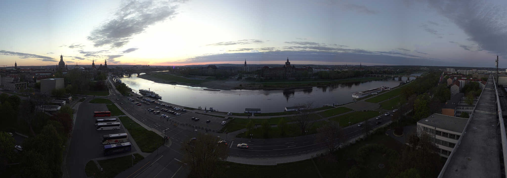 Archived image Webcam Dresden - Panoramic view of the city