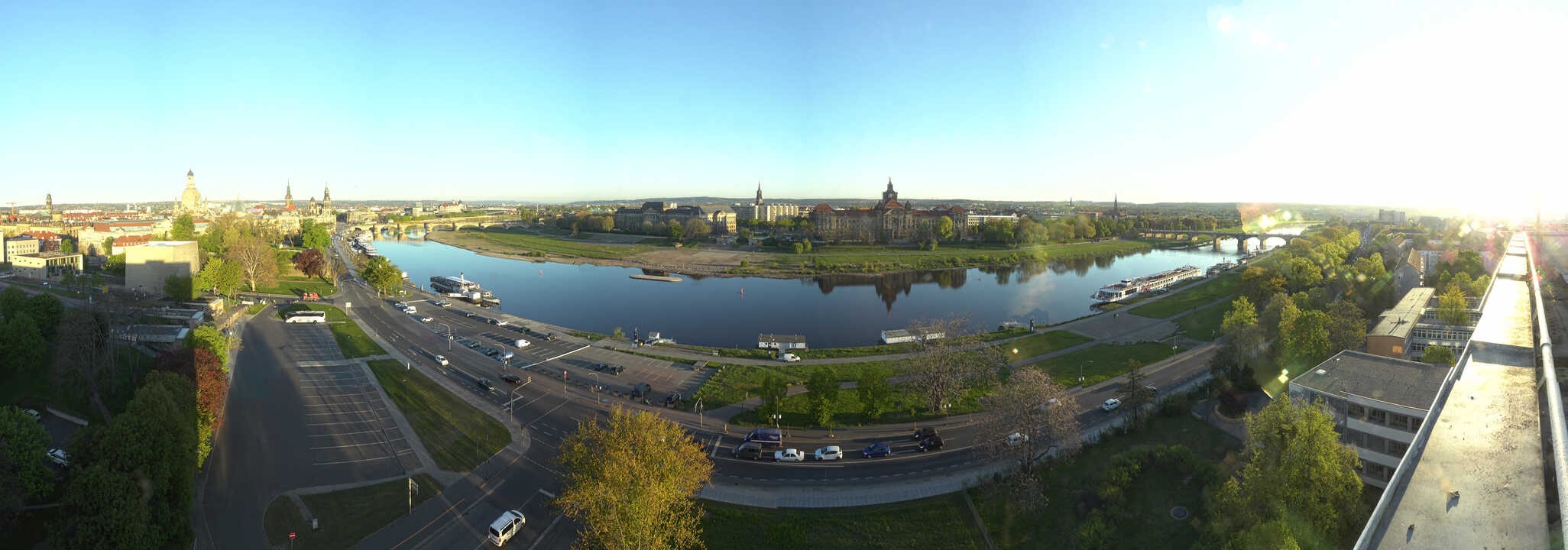 Archiv Foto Webcam Dresden - Elbpanorama
