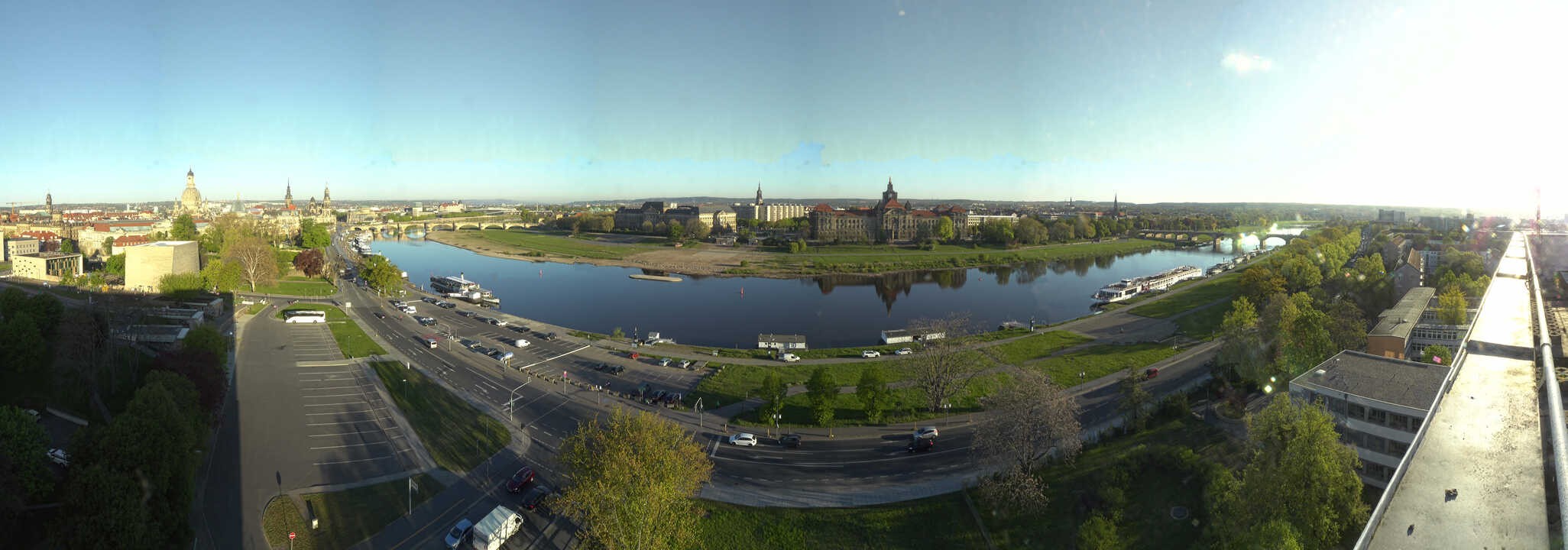 Archiv Foto Webcam Dresden - Elbpanorama