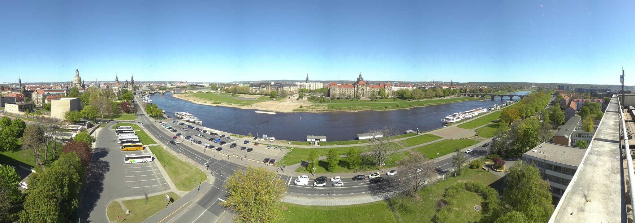 Archiv Foto Webcam Dresden - Elbpanorama