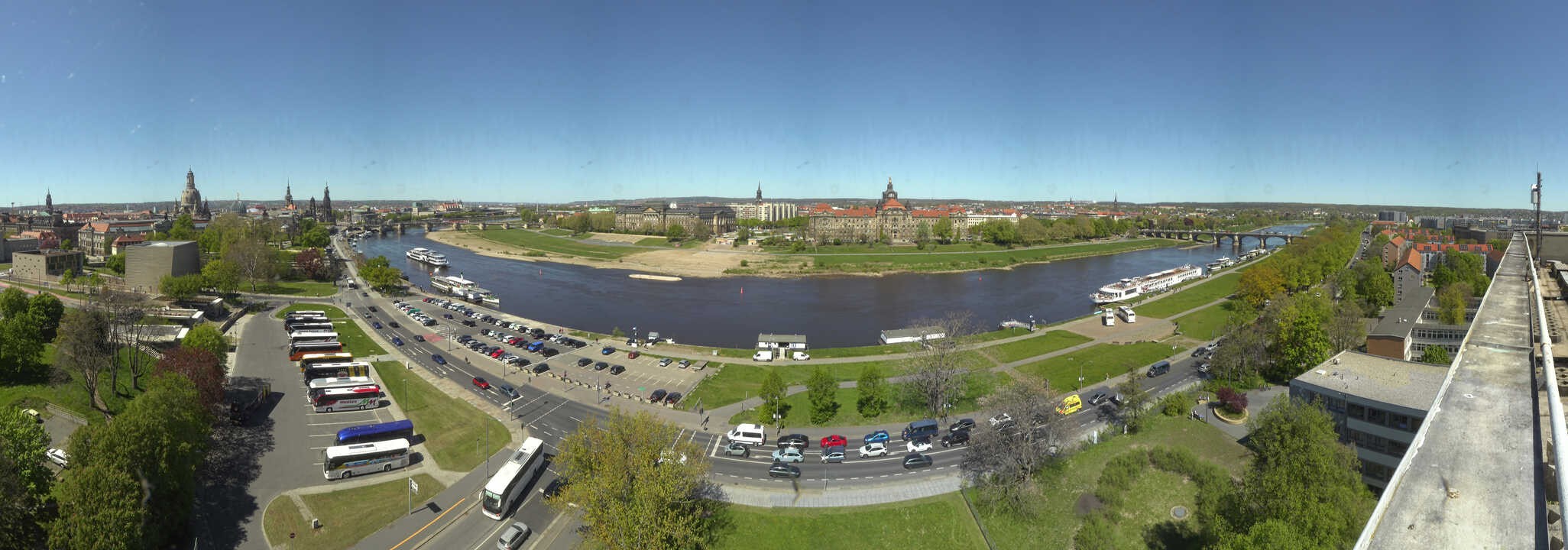 Archiv Foto Webcam Dresden - Elbpanorama