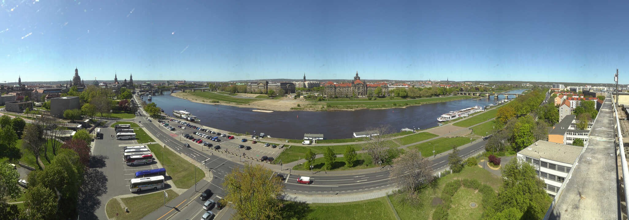 Archiv Foto Webcam Dresden - Elbpanorama