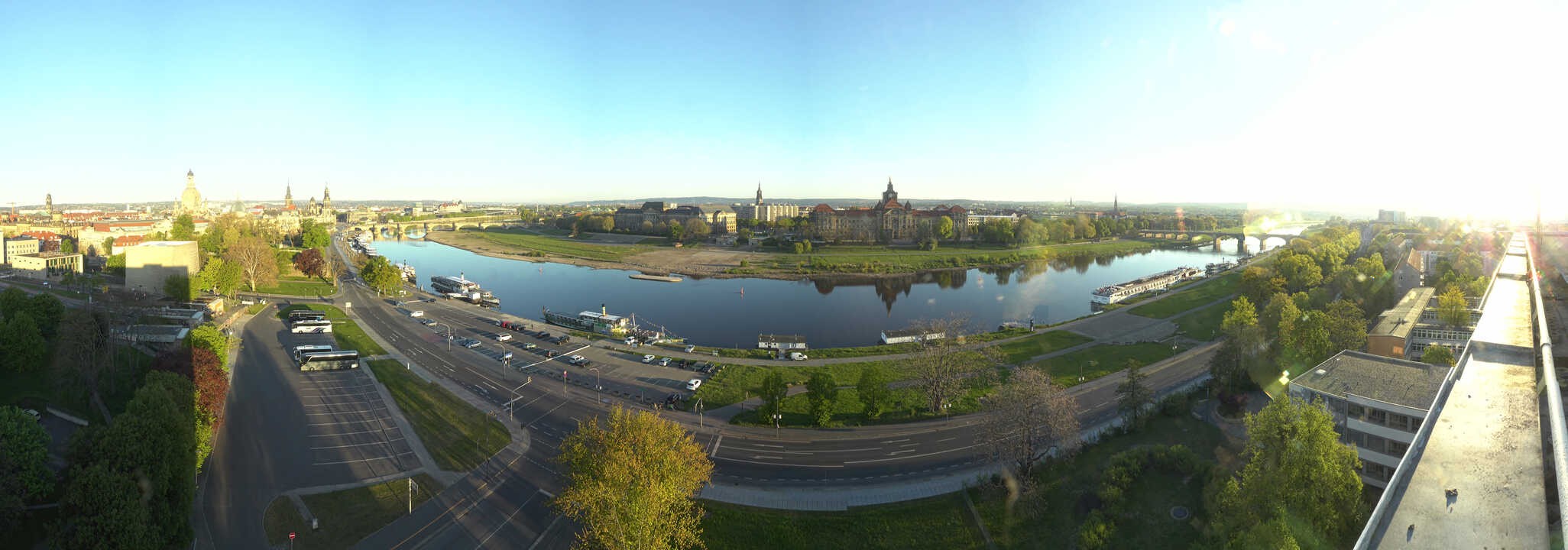 Archiv Foto Webcam Dresden - Elbpanorama