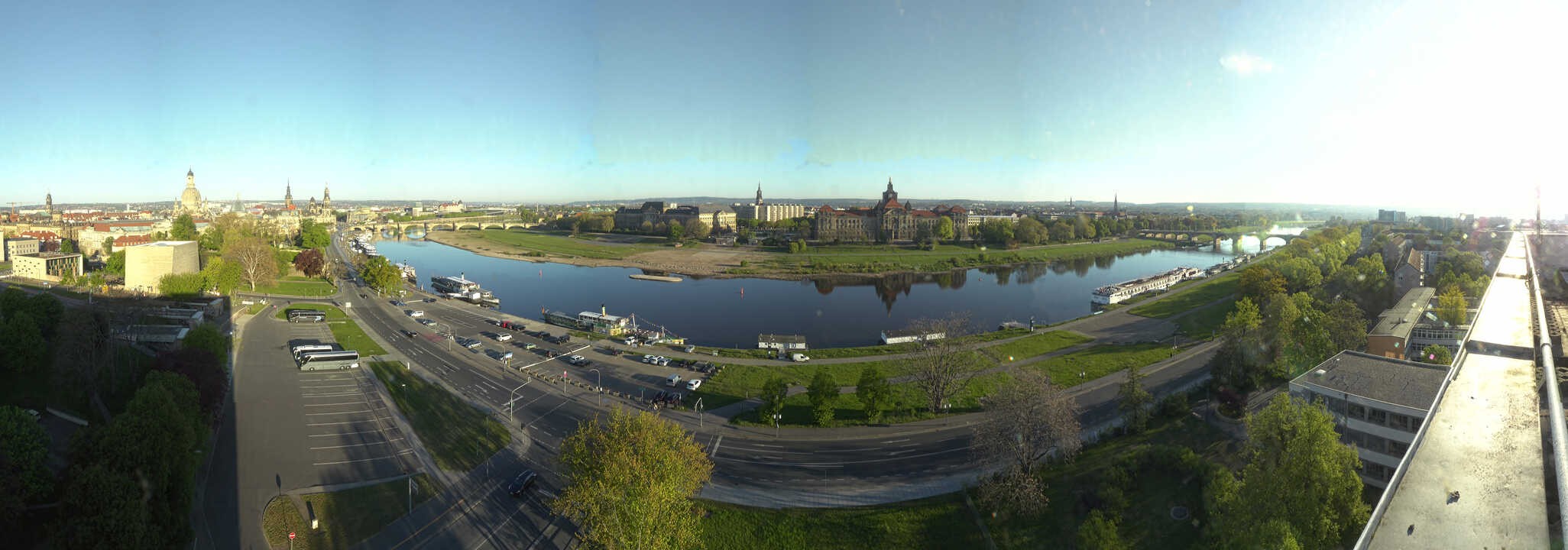 Archiv Foto Webcam Dresden - Elbpanorama